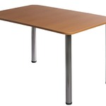 фото Стол обеденный со столешницей 1200*800,  верх пластик HPL. Обеденный стол для кафе,ресторана,столовой общепита